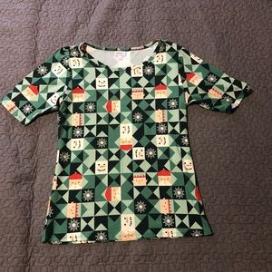 LulaRoe Gigi Christmas shirt